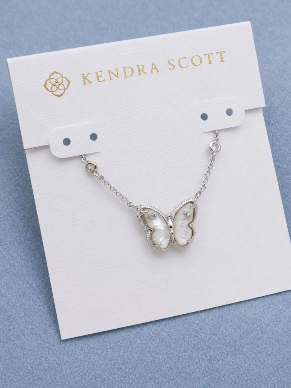 Kendra Scott Cailey Butterfly Silver Necklace